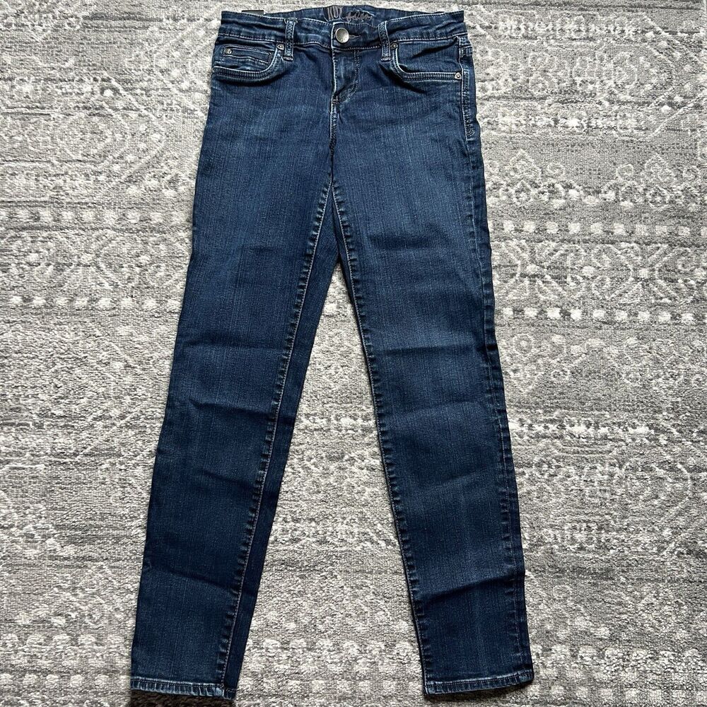 Kut From The Kloth Diana Skinny Jeans Womens Size 4 x 30 Dark Blue Denim